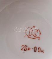 Korosten porcelán szamovár, jelzett, kopással, m: 23 cm