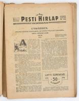 1928-1929 A Képes Pesti Hírlap vegyes számai, 26 db (közte regény-mellékletek), változó állapotban, ...