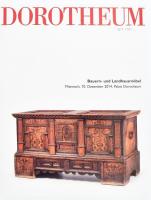 Dorotheum aukciós katalógus, falusi bútorok és berendezési tárgyak témában, 2014