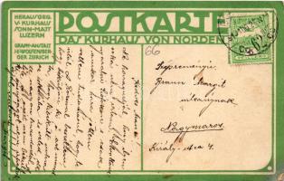 1913 Lucerne, Luzern; Kurhaus Sonn-Matt. Graph. Anstalt J. E. Wolfensberger (EK)