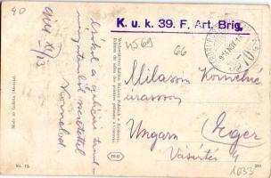 1914 Bielany (Warszawa, Warsaw); KOsciól OO. Kamedulów s: St. Tondos (fl) + "K.u.k. 39. F. Art....