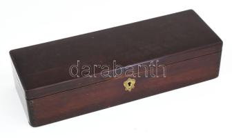 Irattartó doboz, kivehető rekesszel, kulcs nélkül, 36x12 cm