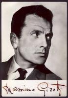 Massimo Girotti olasz színész  dedikált fotója / autographed photo