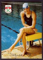 Dagmar Hase német úszónő dedikált fotó / autographed photo