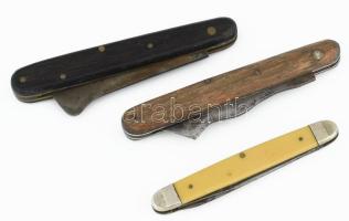 3 darab jelzett régebbi bicska