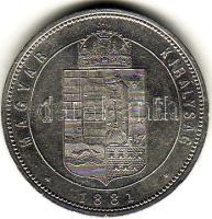 1881 1Ft ezüst T:2/3+ pici ph