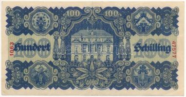 Ausztria 1945. 100Sch "1063 47577" T:F szép papír
Austria 1945. 100 Schilling "1063 ...