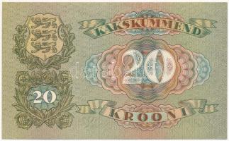 Észtország 1932. 20K "1161392" T:UNC,AU
Estonia 1932. 20 Krooni "1161392" C:UNC...