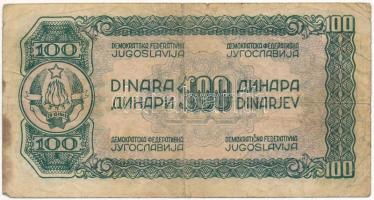 Jugoszlávia 1944. 100D "CK 731677" T:VG
Yugoslavia 1944. 100 Dinar "CK 731677" ...