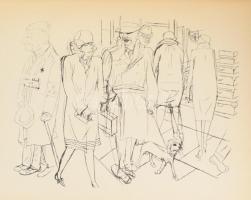 Grosz, George: Über alles die Liebe. 60 neue Zeichnungen.
Berlin, 1930. Bruno Cassirer. 120p. Kiadó...