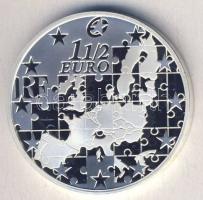 Franciaország 2004. 1 1/2€ Ag "EU-bővítés" T:PP