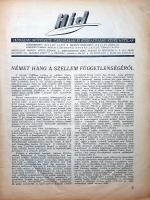 [Folyóirat] Híd. Irodalmi, művészeti, társadalmi és közgazdasági képes folyóirat. Szerkeszti Zilahy ...