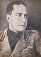 [Folyóirat] Híd. Irodalmi, művészeti, társadalmi és közgazdasági képes folyóirat. Szerkeszti Zilahy Lajos és Kállay Miklós. Megjelenik minden hó 1-én és 15-én. V. évfolyam, 1-15. szám (1944. január 1. - 1944. augusztus 1.) [Egybekötve, 10 lapszám.] Budapest, 1944. Athenaeum Irodalmi és Nyomdai Rt. A lapszámok 50, később 34 oldalasak. Az 1940-1944 között megjelenő, Zilahy Lajos és Kállay Miklós által szerkesztett képes irodalmi, tudományos és társasági folyóirat hivatalosan a korszak legnívósabb esszéfolyóirata, a Napkelet folyóirat utódja, Kállay Miklós szerkesztő is onnan érkezett. A gazdagon illusztrált folyóirat közéleti írásait honismereti, művelődéstörténeti, gazdasági és természettudományos ismeretterjesztő cikkek kísérik, a lap másik fő fókusza az irodalmi anyag- A lap szerzői között polgári, népi és baloldali szerzők egyaránt feltűnnek, Cs. Szabó László, Karácsony Sándor, Kodolányi János, Illés Endre mellett Németh László, Féja Géza, Illyés Gyula képviselik az esszéírást, Ráth-Végh István és Tonelli Sándor a művelődéstörténet, Kassák Lajos és Veres Péter a baloldali gondolatot, a Nyugat irodalmi hagyományával való összefüggést pedig Áprily Lajos, Jékely Zoltán, Tamási Áron, Tersánszky Józsi Jenő, Szabó Lőrinc írásai. A folyóirat hagyományos, hosszabb távú társadalmi jelenségeket elemző vezércikke, illetve a szubjektívabb hangvételű, a lap legjobb tárcaírói által írt Krónika rovat évfolyamunkban is megmarad, a korábbi évfolyamokban jellemző, egész oldalas szociofotográfiai anyagot évfolyamunkban már inkább politikusportrék váltották fel, a magyar háborús részvételre való tekintettel a Világhírek képriportja sokkal gyakrabban közöl válogatást a háborús fotózás témájából, olykor pedig a légvédelem, illetve az elszenvedett légicsapások fotóhírei is bekerülnek az újságba. Feltűnő ugyanakkor, hogy a lap kimondottan kerüli a belpolitikai témákat, az angolszász orientációjú, kimondottan németellenes szerkesztőség egyetlen utalást sem tesz a Magyarország 1944. március 19-i megszállásával felállt Sztójay-kormány jelenlétére, jóllehet a képes magazinok többsége megtette ezt a gesztust. A napi szintű és német érdekeket kiszolgáló aktuális belpolitika helyett így jelentősebb tér jut a fotóanyaggal kísért természettudományi és művelődéstörténeti rovatoknak, illetve a divat-, a gasztronómiai és filmrovatnak. (Évfolyamunk lapszámai - a korábbi évfolyamok gyakorlatával szemben - a filmes anyagban mellőzik a német filmgyártás képes bemutatását, helyettük a magyar filmgyártás méltatása zajlik.) Lapszámaink grafikáit Byssz Róbert, Keglevich Lenke, Pávich Béla, Szabó Vladimir készítették. Kötetünk az évfolyam 18 számából 10 lapszámot tartalmaz, (hiányzó lapszámok: V/3., V/6., V/8., V/10., V/12., V/16-18.), valamennyi első és hátsó borító bekötve, a lapszámokból összesen három levél hiányzik, az egyik lapszám első borítóján, illetve az azt követő 16 levélen jelentősebb hiány, néhány oldalon foltosság, illetve lapszéli gyűröttség. Lakatos 808. XX. század második feléből származó félvászon gyűjtőmappában, az első kötéstáblán gépi feliratozással, oldalt kötetzáró vászonszalagokkal.