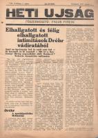 [Folyóirat] Heti Ujság. Falus Ferenc riportlapja. Megjelenik minden szombaton. VIII. évfolyam, 1-50/...