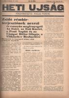 [Folyóirat] Heti Ujság. Falus Ferenc riportlapja. Megjelenik minden szombaton. VIII. évfolyam, 1-50/...