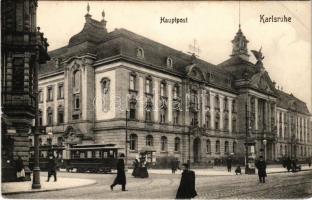 Karlsruhe, Hauptpost / tram