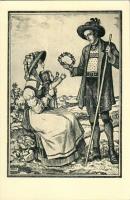 Erzherzog Johann mit Seiner Familie von M.E. Fossel + "Muttertag 1936" So. Stpl