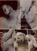 1940-es évek kozmatikai kezelés 5 db fotó / Cosmetics in the 40`s 5 photos