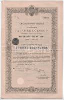 Budapest 1902. "A Magyar Korona országai 4%-al kamatozó járadékkölcsön" államadóssági kötvény 200K-ról, szárazpecséttel, bélyegzéssel, szelvényekkel, 3 nyelvű leírással T:VF