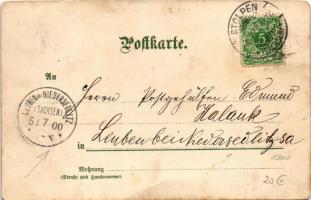 1900 Das Postwesen. Römische Post. Verlag von Hugo Moser (Stuttgart), Hofkunstanstalt Eckstein &...