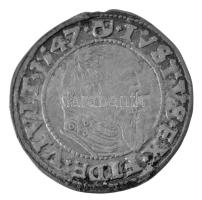 Német államok / Porosz Hercegség 1547S 1gr Ag "I. Albert" (1,89g) T:XF patina German states / Duchy of Prussia 1547S 1 Groschen Ag "Albert I" (1,89g) C:XF patina Krause MB#3