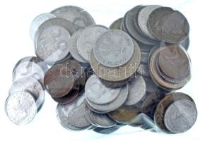 Vegyes magyar krajcár, pengő, forint, fillér tétel ~265g-os súlyban T:vegyes