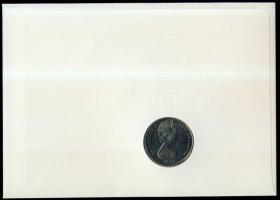 Új-Zéland 1982. 50c "Endeavour" bélyeges érmés borítékon, ismertetővel T:1