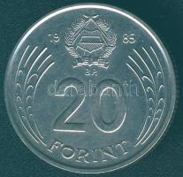 1985. 20Ft mindkét oldalon azonos hátlapi verettel T:2 RR!!