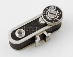 FED-2 fényképezőgép, Industar-26 1:2,8 objektívvel, kiegészítővel, eredeti bőr tokjában, eredeti dob...