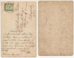 4 db RÉGI első világháborús katonai fotós képeslap / 4 pre-1945 WWI. K.u.k. military photo postcards