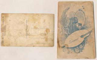 4 db RÉGI első világháborús katonai fotós képeslap / 4 pre-1945 WWI. K.u.k. military photo postcards