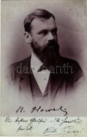 1901 Rudolf Hawel (1860-1923) osztrák író / Austrian writer. photo (fa)