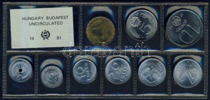 1981. 2f-10Ft 9klf db, fóliás szettben T:1