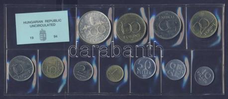 1994. 10f-200Ft 11klf db, benne "Deák" Ag, fóliás szettben T:BU
