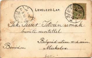 1905 Nagyvárad, Oradea; M. kir. honvéd laktanya. Helyfi László kiadása / military barracks (EB)