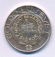 1988. "Boldog Új Évet - Morvay és Jancsó ajándékbolt - Siófok" aranyozott Al szerencsepénz...