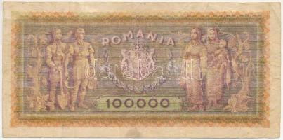 Románia 1947. 100.000L T:F,VG
Romania 1947. 100.000 Lei C:F,VG
Krause P#59
