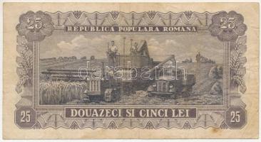 Románia 1952. 25L kék sorszámmal T:F,VG
Romania 1952. 25 Lei with blue serial C:F,VG
Krause P#89
