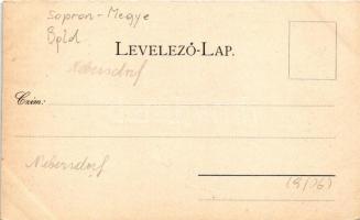 Ligvánd, Nebersdorf (Szabadbáránd, Großwarasdorf); Római katolikus templom és plébánia, Gróf Niczky ...