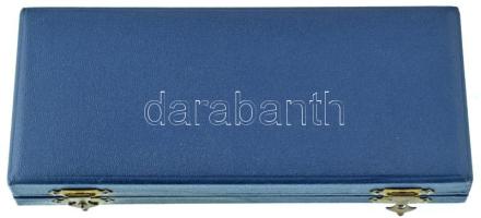 1976. 200Ft Ag (3xklf) "Magyar festők I. / Derkovits, Szinyei, Munkácsy" érmesor kék műbőr...