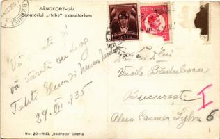 1935 Oláhszentgyörgy, Sangeorz-Bai, Baile Sangeorz (Naszód, Nasaud); Porumbita Villa / Sanatorul Heb...