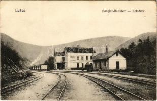 Lasva, Kolodvor / Rangier Bahnhof / railway station (small tears)