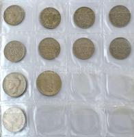 282db-os vegyes Egyesült Királyság forgalmi- és forgalmi emlék érmékből álló tétel használt állapotú...