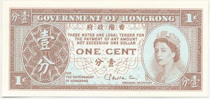 Kína / Hongkong DN (1971-1981) 1c T:AU China / Hong Kong ND (1971-1981) 1 Cent C:AU Krause P#325b