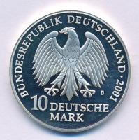 Németország 2001D 10M Ag "Stralsun-i Tengeri Múzeum" T:PP Germany 2001D 10 Mark Ag "Naval Museum Stralsund" C:PP Krause KM#204