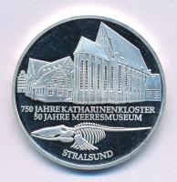 Németország 2001D 10M Ag "Stralsun-i Tengeri Múzeum" T:PP
Germany 2001D 10 Mark Ag "...