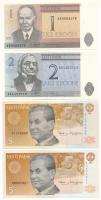 Észtország 1991-1992. 1K-5K (4xklf) T:UNC,AU Estonia 1991-1992. 1 Kroon - 5 Krooni (4xdiff) C:UNC,AU