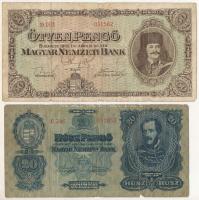 1930. 20P + 1945. 50P T:VG Adamo P11, P15