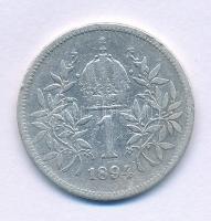 Ausztria 1894. 1K Ag "Ferenc József" T:F Austria 1894. 1 Corona Ag "Franz Joseph" C:F Krause KM#2804