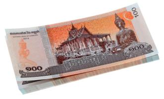 Kambodzsa 2014. 100R (100x) sorszámkövetők T:UNC,AU
Cambodia 2014. 100 Riels (100x) consecutive ser...